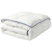 BETTDECKE Entenfedern und Daunen Leicht Warm 220/240 cm Cervino - Weiß, Textil (220/240cm) - Beliani