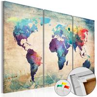PINNWANDBILDER Bunt 60/40 cm - Multicolor, Naturmaterialien/Textil (60/40cm) - KUNSTLOFT