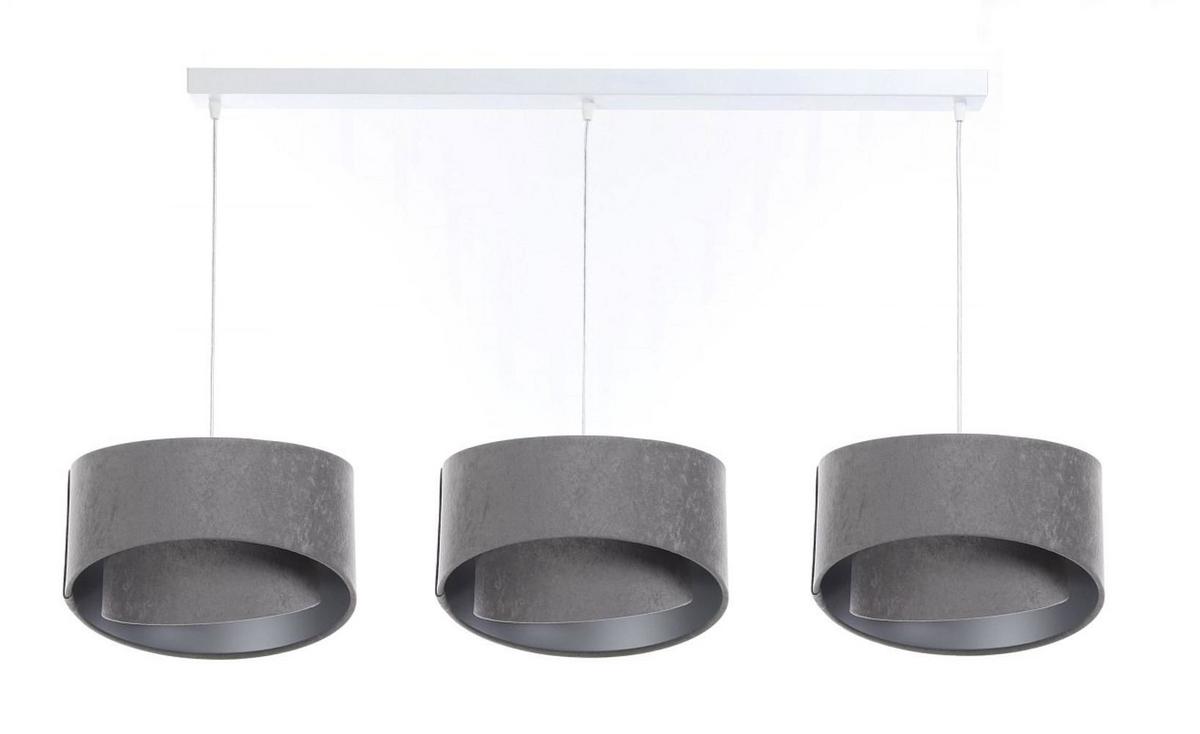 HÄNGELEUCHTE Grau 30/18 cm - Grau, Kunststoff (30/0.3/18cm) - ONZENO