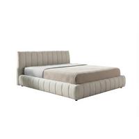 POLSTERBETT ALIOTTA Cremeweiß Bouclé - Creme, Textil (180/200cm) - KAWOLA