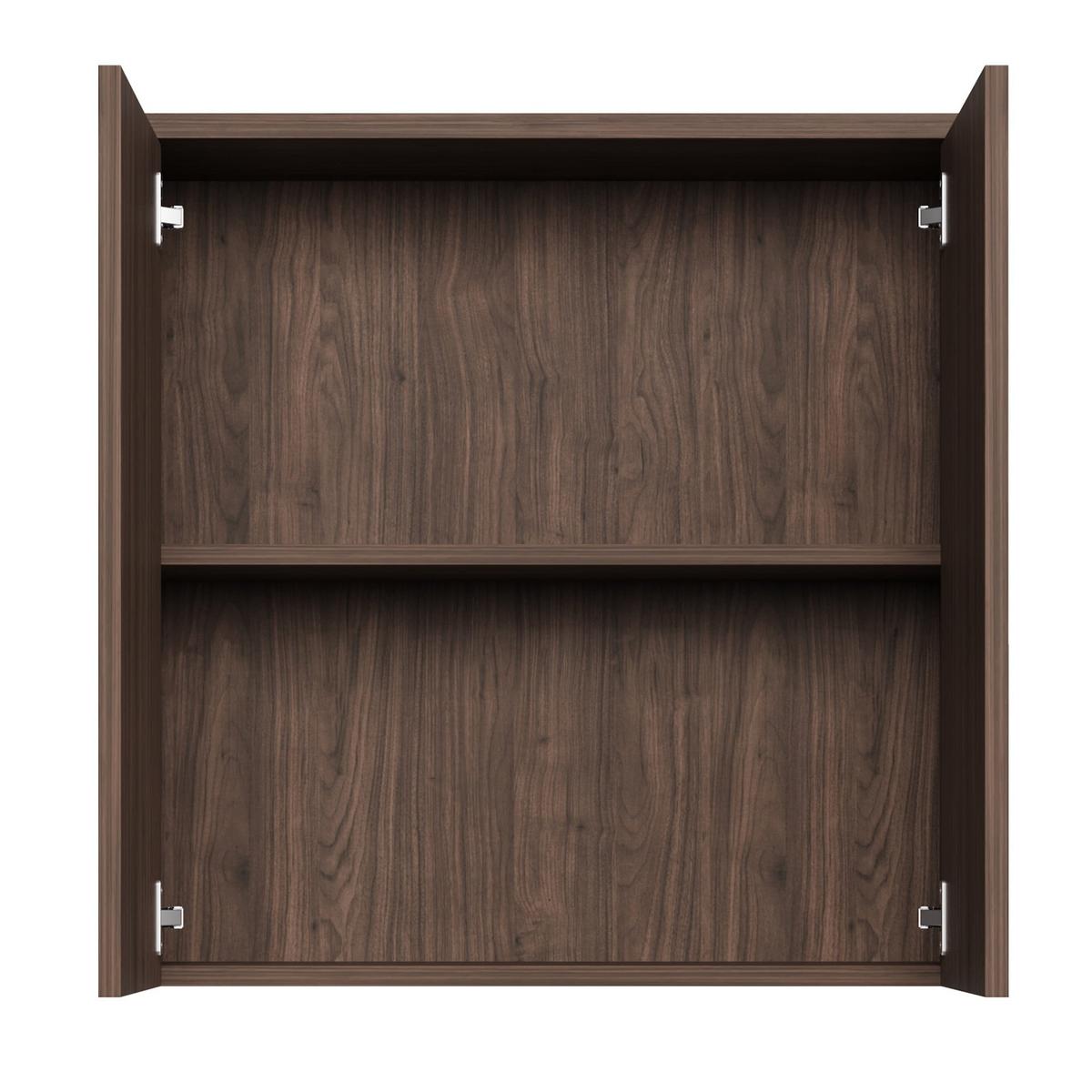 SPIEGELSCHRANK Toledo Walnuss Braun - 60 x 20 x 60 cm - Eichefarben, Holz (60/60/20cm) - Badplaats