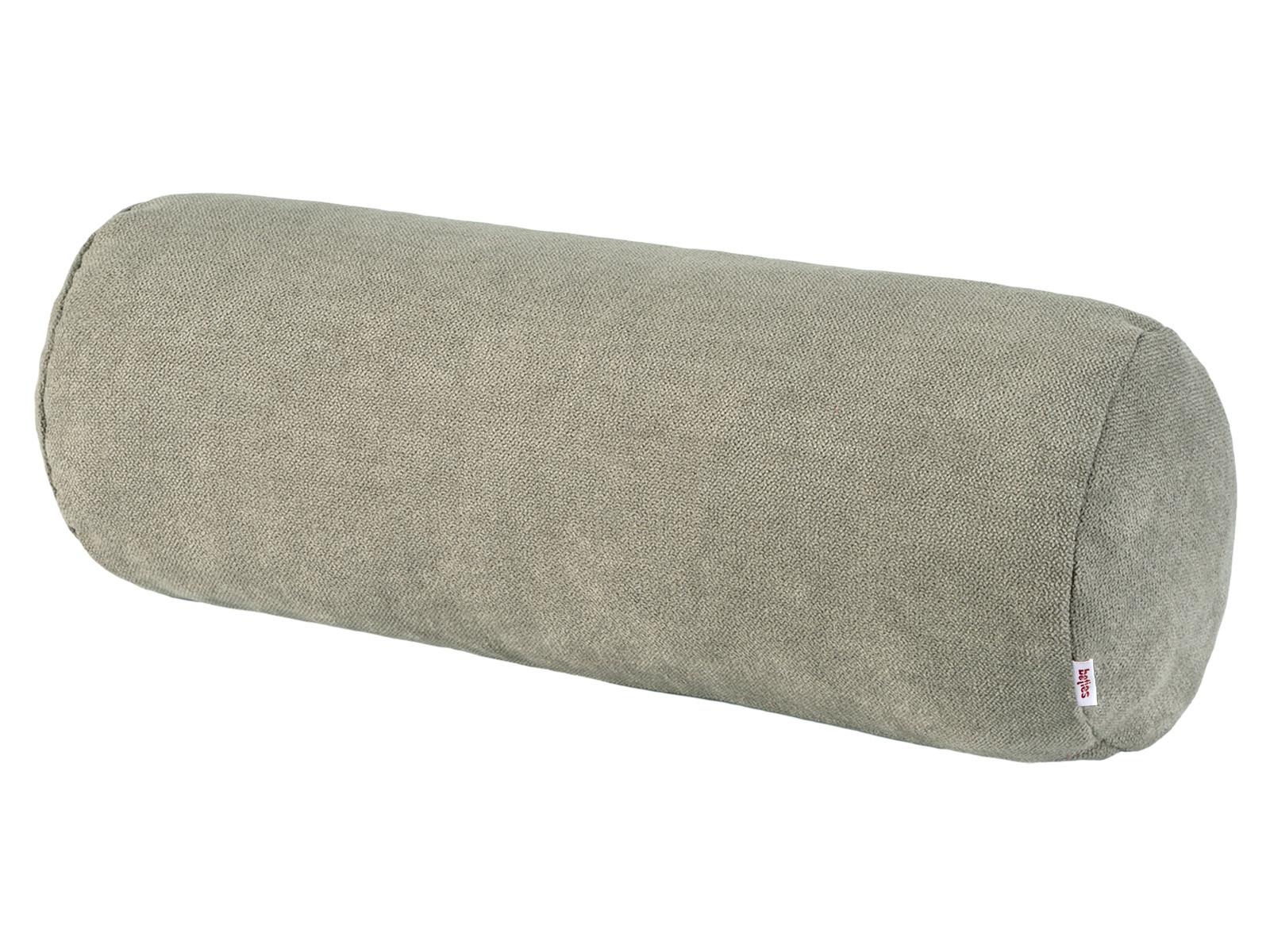 XL-NACKENROLLENHÜLLE FarbTon Chenille-Haptik greig-taupe 70/25 cm - Taupe, Textil (25/70cm) - beties Heimtextil