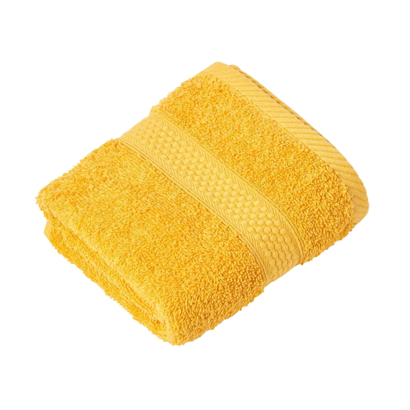 HANDTUCH Essential senfgelb - Currygelb, Textil (50/90cm) - Homescapes