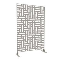 TRENNWAND Bernalda - Beige, Metall (120/180cm) - casa.pro
