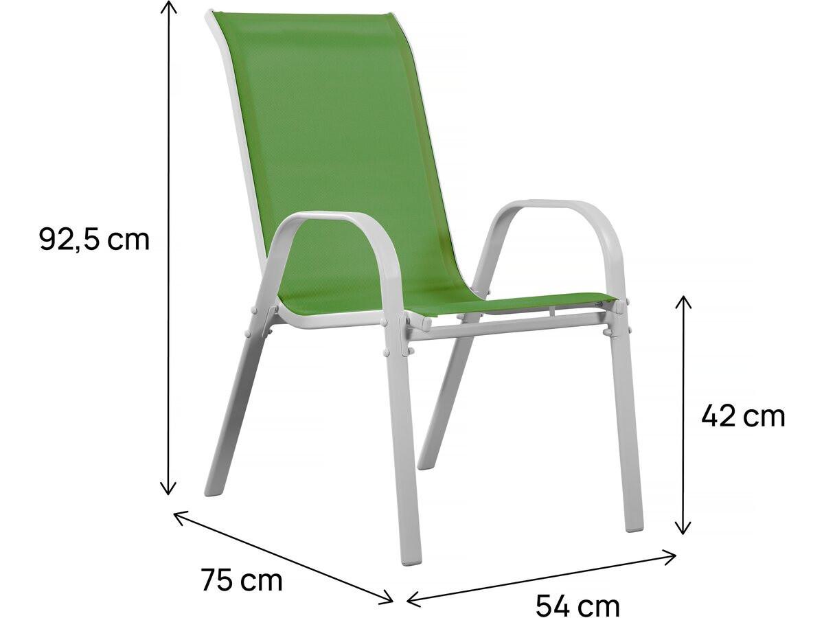 GARTENSESSEL cordoba Grün - Grün, Metall (75/92/53cm) - Habitat Garten