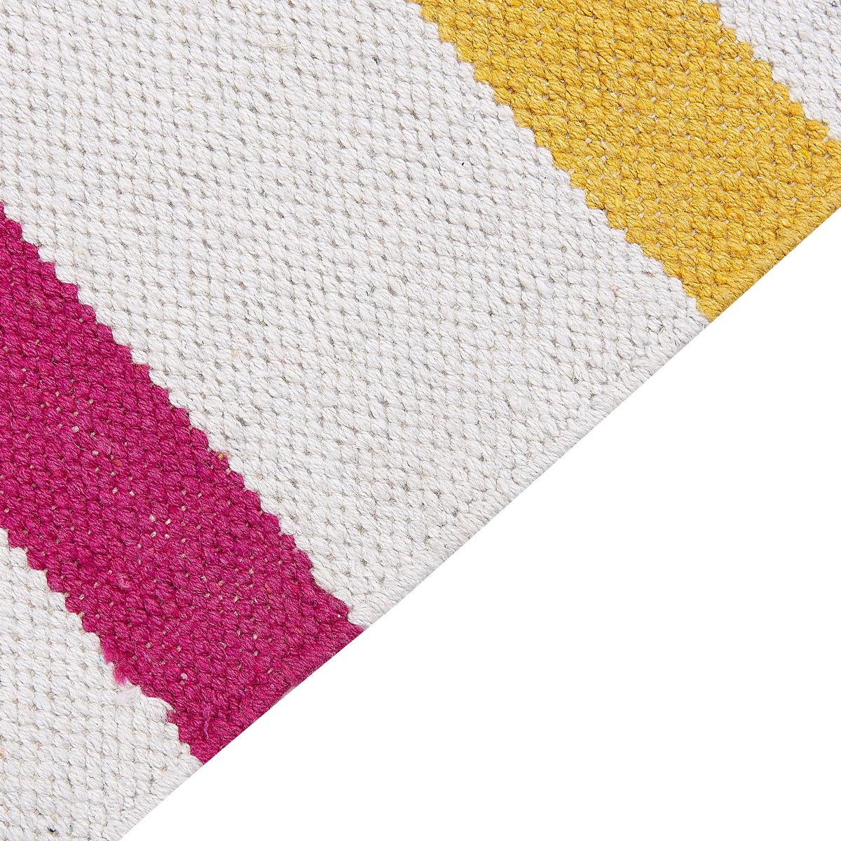 TEPPICH geflochten Hisarli 230/160 cm - Multicolor, Textil (160/230cm) - Beliani