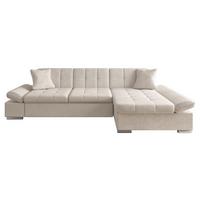 ECKSOFA Malwi, Seite: Rechts - Beige, Holz/Textil (278/161cm) - MIRJAN24