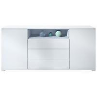 SIDEBOARD Skadu Denim matt - Pastellblau, Holzwerkstoff (166.5/75.5/35cm) - Vladon