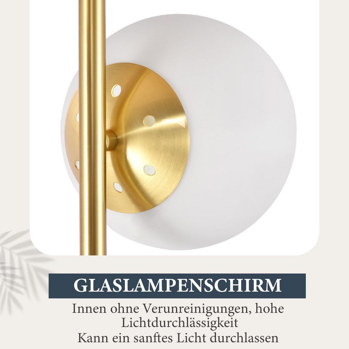TISCHLEUCHTE Oase 21.5/21.5/45 cm - Goldfarben, Metall (21.5/21.5/45cm) - Nettlife