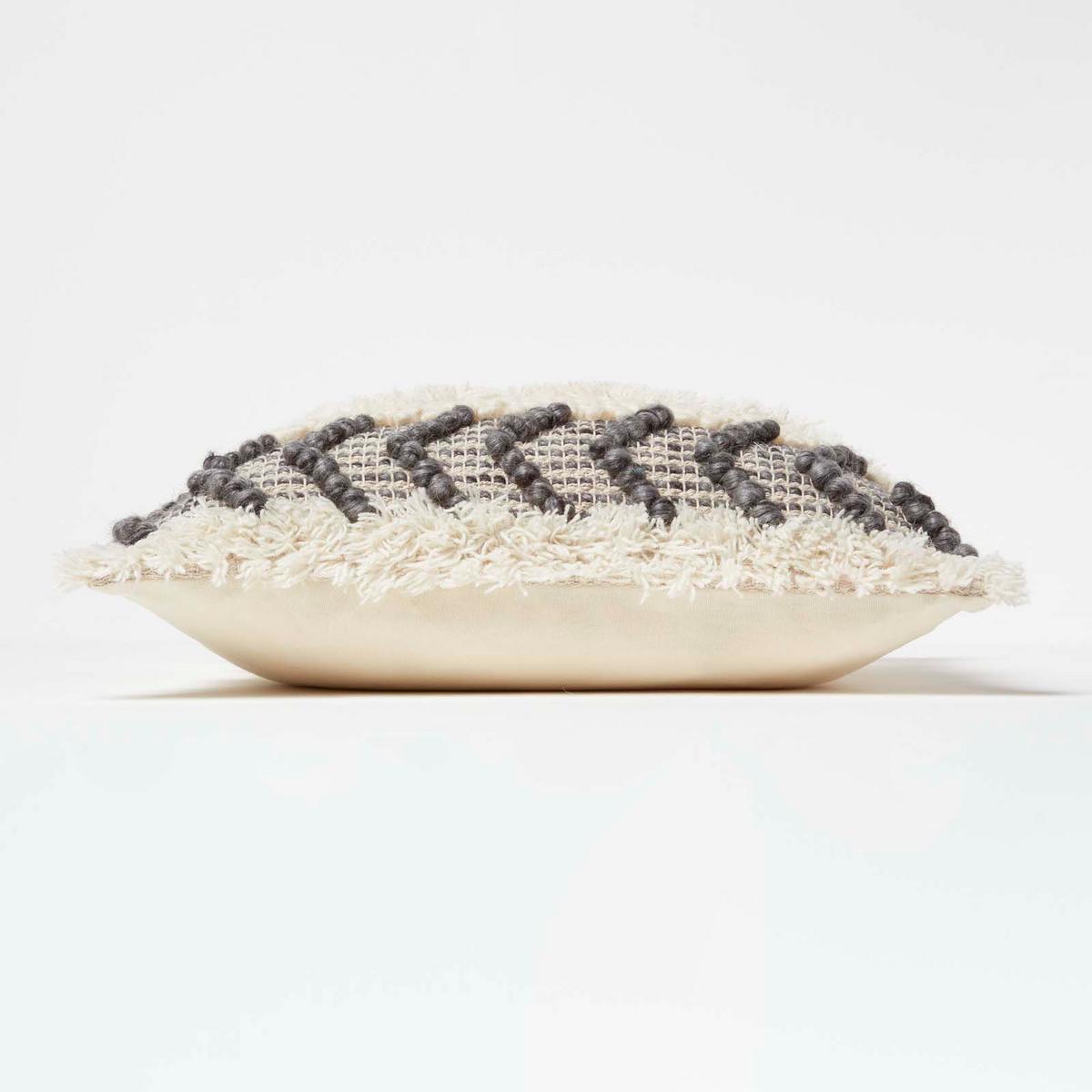 KELIM-KISSEN Lindi 45/45 cm - Creme, Textil (45/45cm) - Homescapes