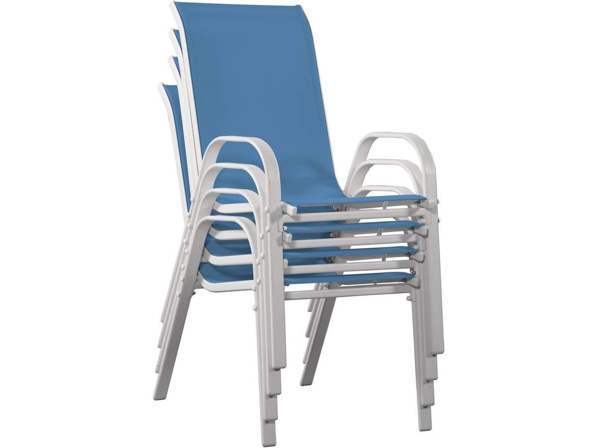 GARTENSESSEL cordoba Blau - Blau, Metall (75/92/53cm) - Habitat Garten