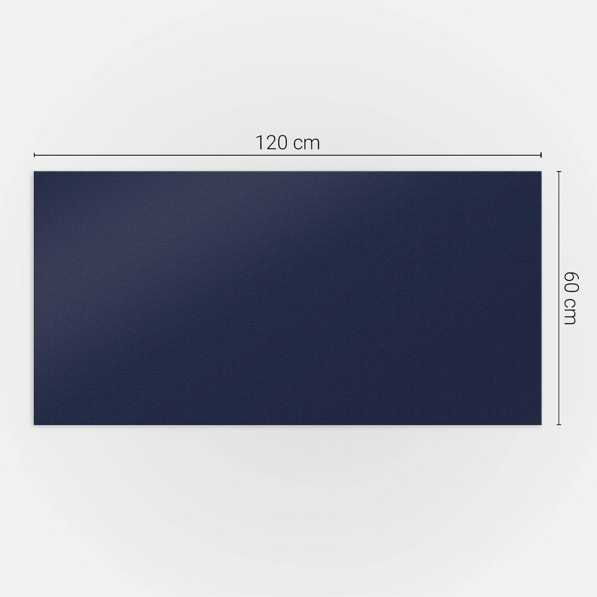 WANDPANEEL 120x60 cm selbstklebend Thalisse - Dunkelblau, Kunststoff (60/1.6/120cm) - Wallfluent