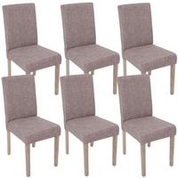 ESSZIMMERSTUHL Grau 6er-Set - Grau, Textil (43/90/56cm) - MCW
