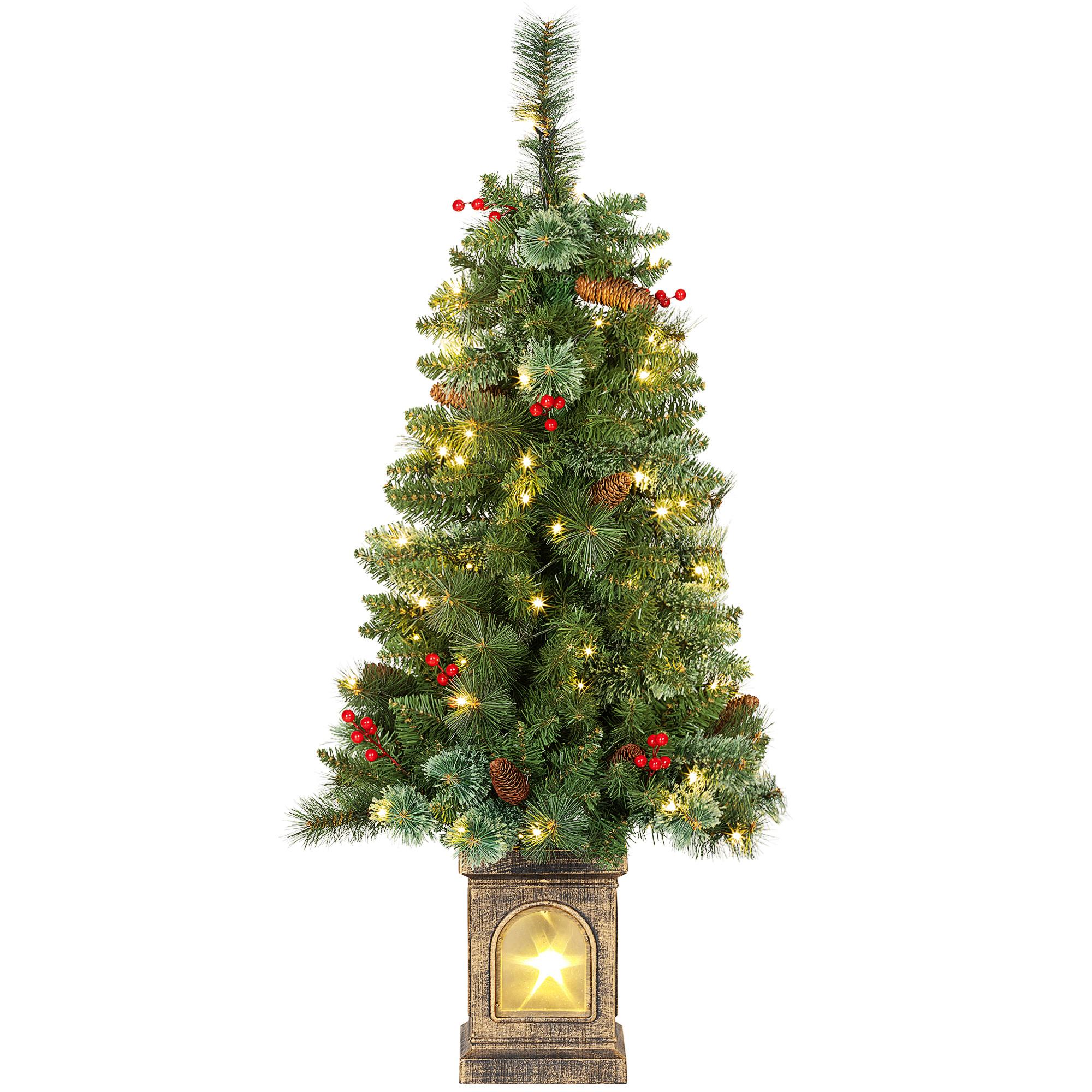 HOMCOM KÜNSTLICHER Weihnachtsbaum 120 cm Tannenbaum künstlich mit 100 LED 8 Modi online kaufen ➤ mömax