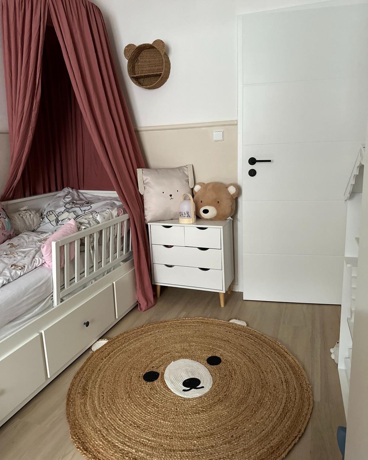 KINDERTEPPICH Kosalar 120/120 cm - Beige, Naturmaterialen (120/120cm) - Beliani