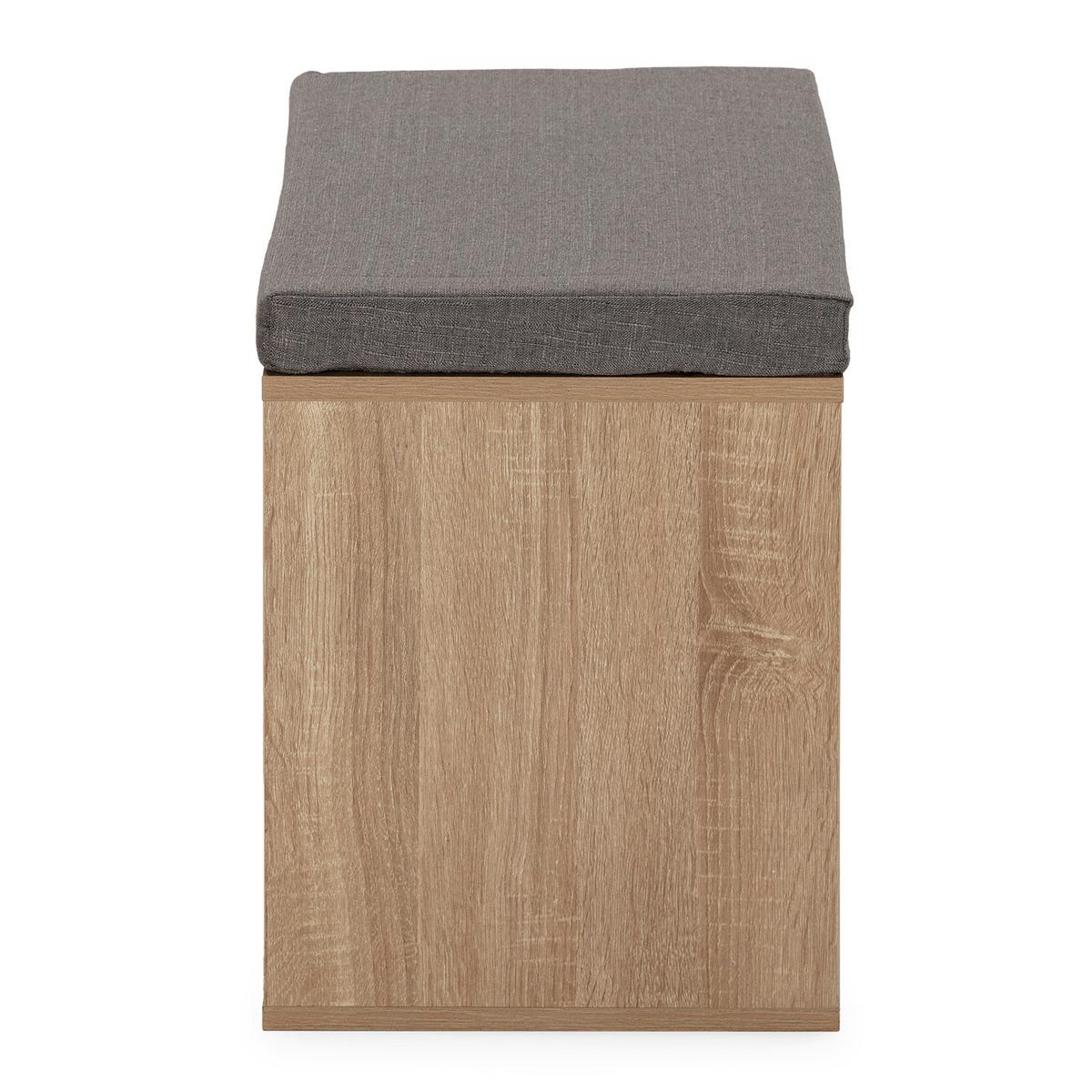 SCHUHBANK Rafael Eichenfarbe - Honigeiche, Holzwerkstoff (108/45/35cm) - VS Venta-stock