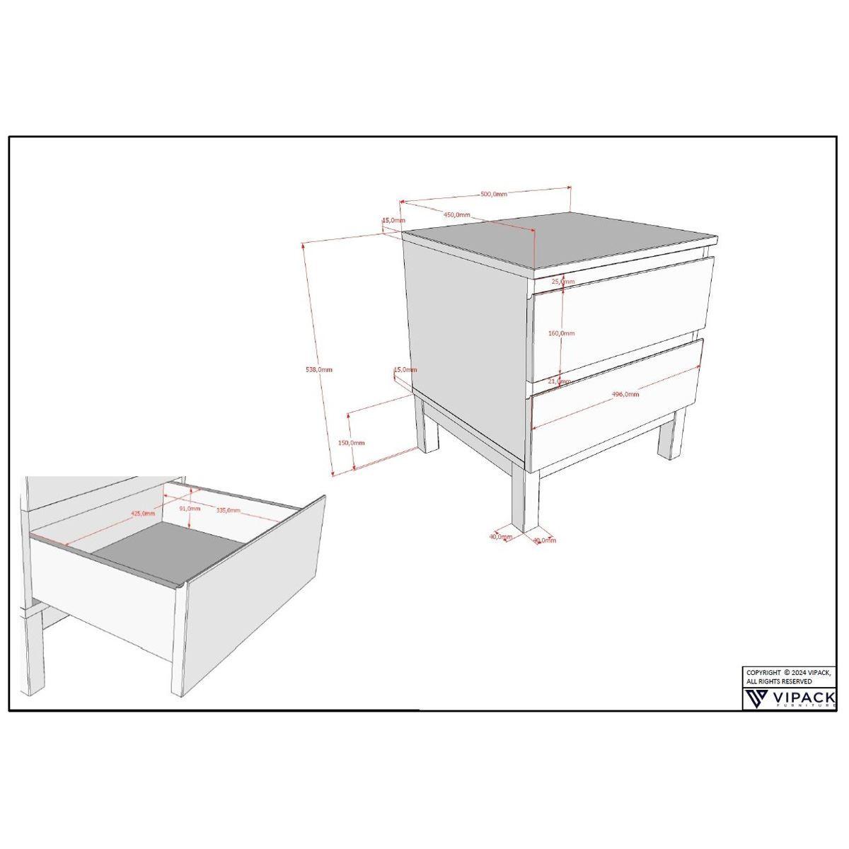 EINZELBETT Keely 90x200 weiß MDF Kiefer inkl. Nachtkonsole & Schrank - Weiß, Holz (90/200cm) - 58aufmkessel