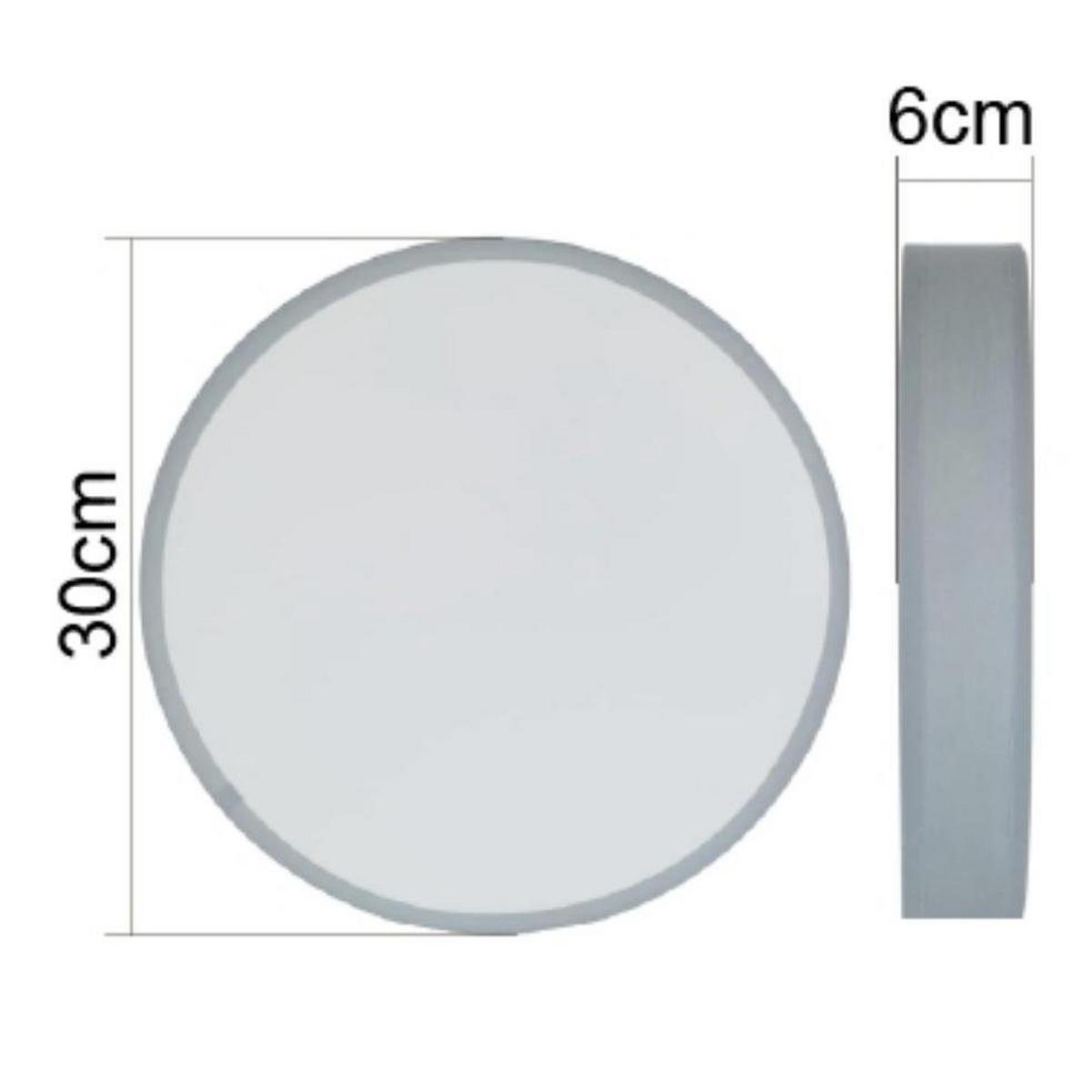 LED-DECKENLEUCHTE Alvira 30/30/6 cm - Grün, Textil (30/30/6cm) - Nettlife