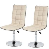 ESSZIMMERSTUHL Beige 2er-Set - Beige/Creme, Textil (43/103/54cm) - MCW