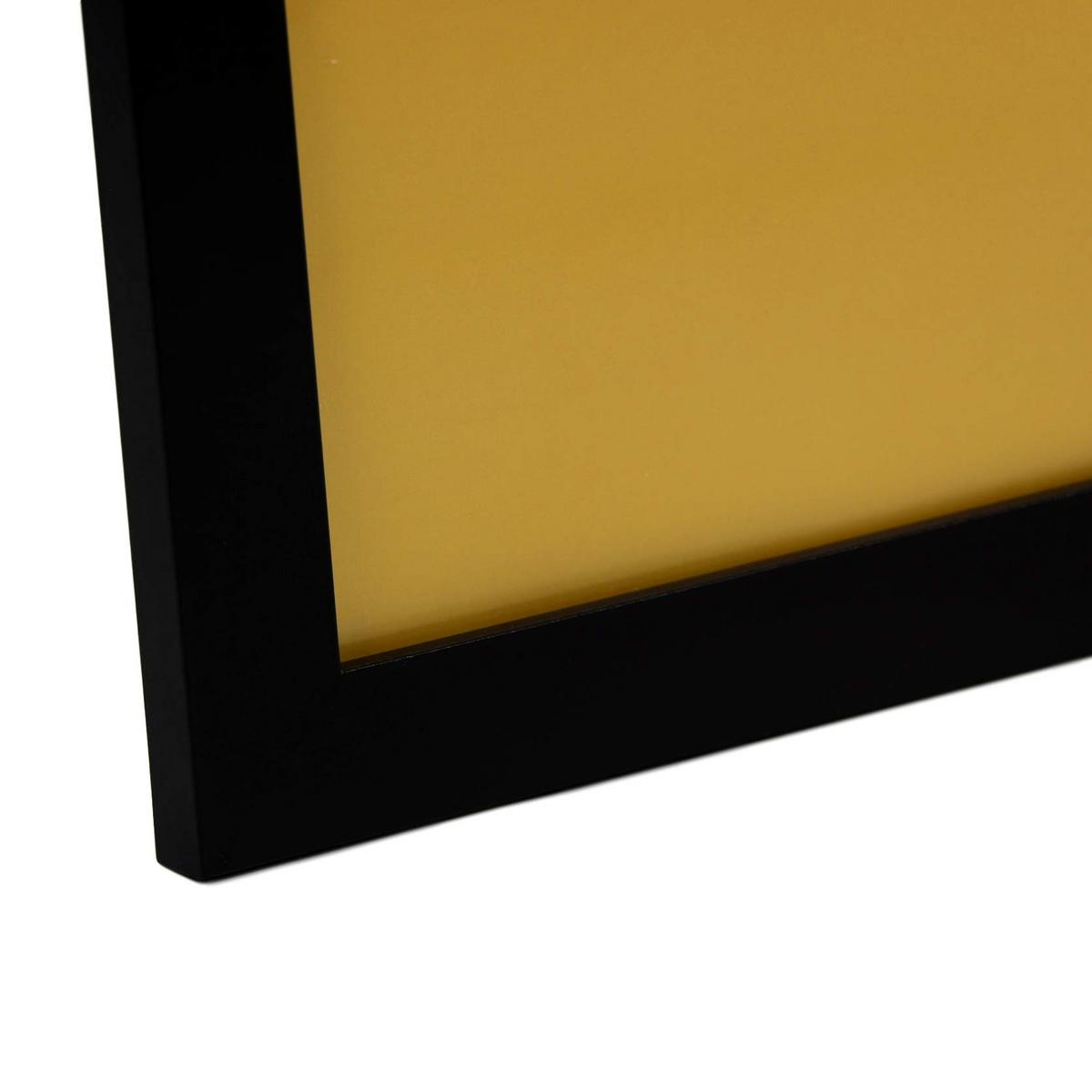 RAHMEN Set mit 12 aus MDF und Acrylglas Schutz und Aussteller für Fotografien, Bilder, Poster, Gemälde, Dekoration für Haus Farbe Schwarz A3 - Schwarz, Holz (29.7/3cm) - Nacnic