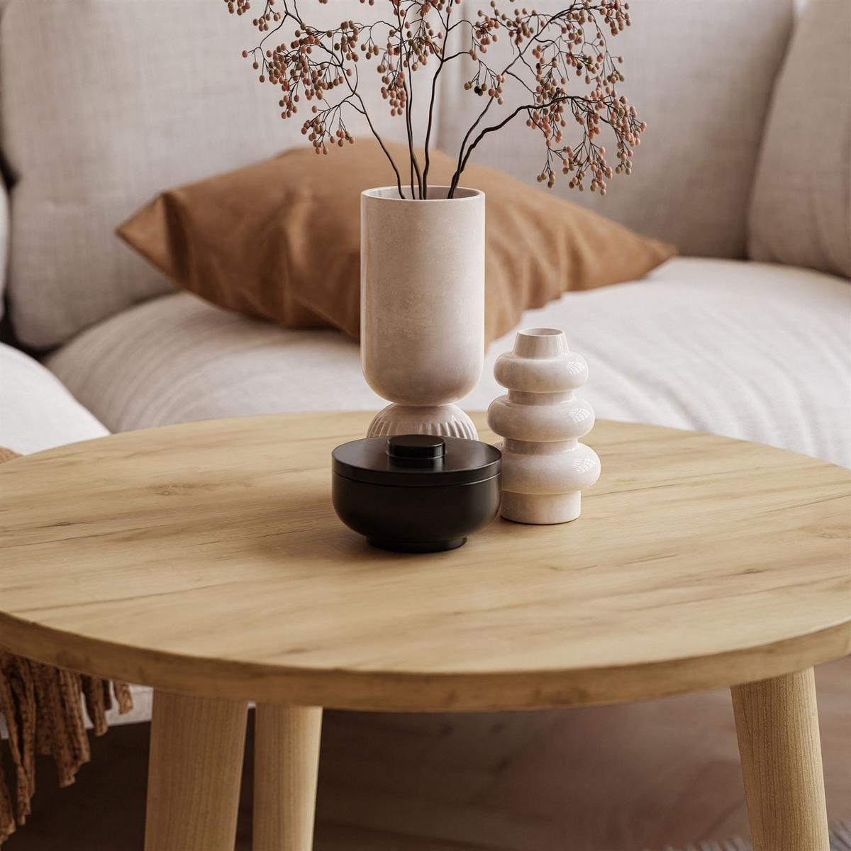 COUCHTISCH HARMONY Craft Gold Eiche - Eichefarben, Holzwerkstoff (67/67/49cm) - Lookway