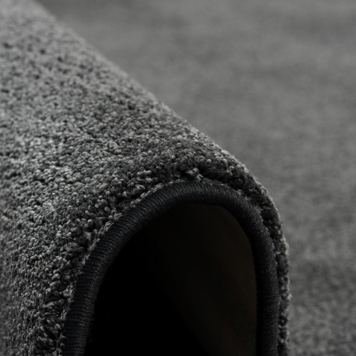 HOCHFLOR LUXUS VELOURS TEPPICH TOUCH - Anthrazit, Textil (160/160cm) - Snapstyle