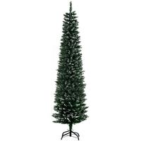 KÜNSTLICHER Weihnachtsbaum, 190 cm Christbaum mit 570 Spitzen für Weihnachten - Grün, Kunststoff (53/190cm) - HOMCOM