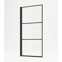 BADEWANNE Berkan 1 Teil cm Schwarz - 60 x 140 cm - Schwarz, Glas (60/140cm) - Badplaats