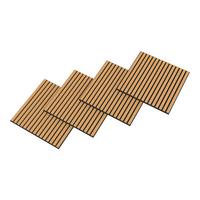 AKUSTIK WANDPANEEL-SET Vang 4-TLG. II - Sonoma Eiche, Holzwerkstoff/Kunststoff (60/60/2.1cm) - NEU.HOLZ