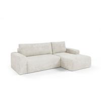 ECKSOFA Romeo 3 Sitzplätze Weiß - Weiß, Holz (268/163cm) - Petits-meubles