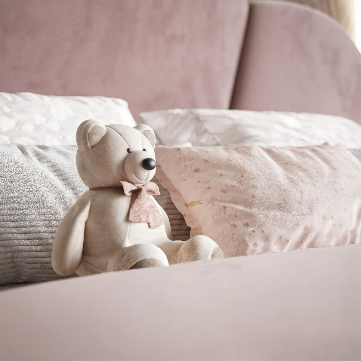 POLSTERBETT ARIEL mit Bettkasten 140x200 cm Element 18 - Rosa, Textil (140/200cm) - Lookway