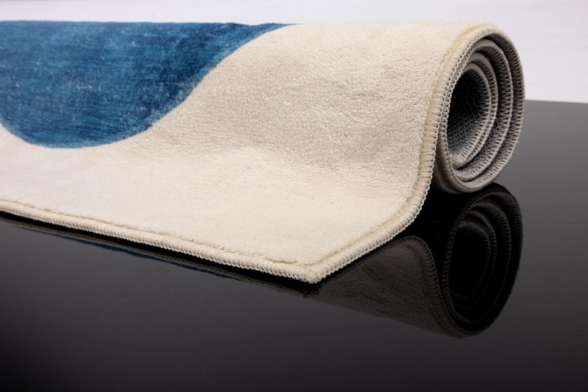 BADTEPPICH Ariella Bunt 60x100 cm - Blau, Textil (60/100cm) - Gino Falcone