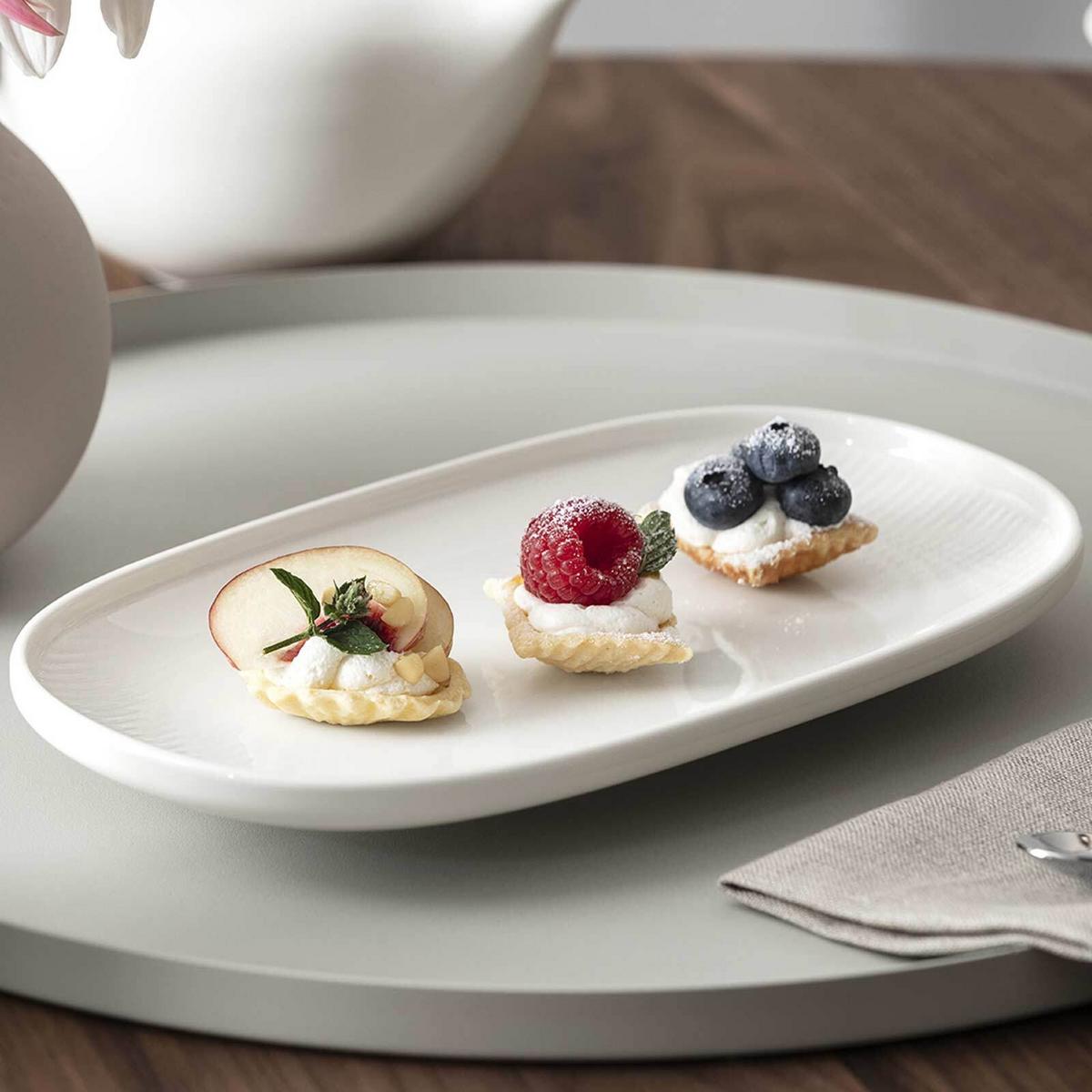 UNIVERSALPLATTE Afina weiß 23 x 13 cm - Weiß, Keramik (13.2/2.7/23.1cm) - Villeroy & Boch