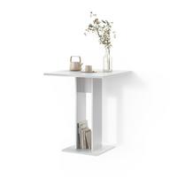 ESSTISCH Regusa Weiß 65 x 78 cm - Weiß, Holzwerkstoff (65/65/78cm) - Livinity®