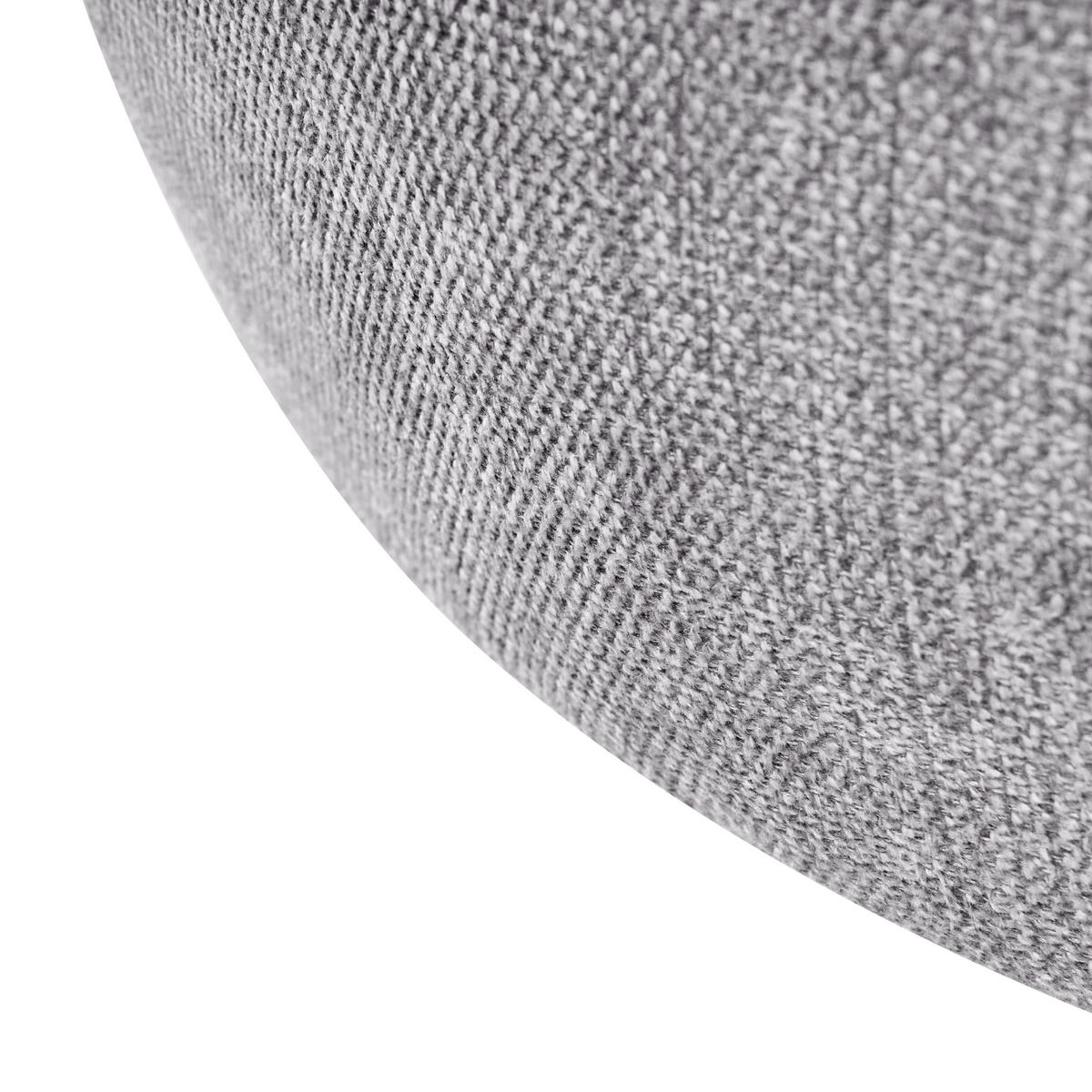 POUF Hellgrau Ashton - Hellgrau, Textil (61/43/61cm) - Beliani