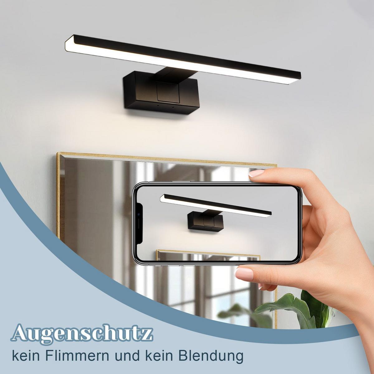 SPIEGELLEUCHTE OBERHAUSEN 40/5.1/12.8 CM - Schwarz, Metall (40/5.1/12.8cm) - Nettlife