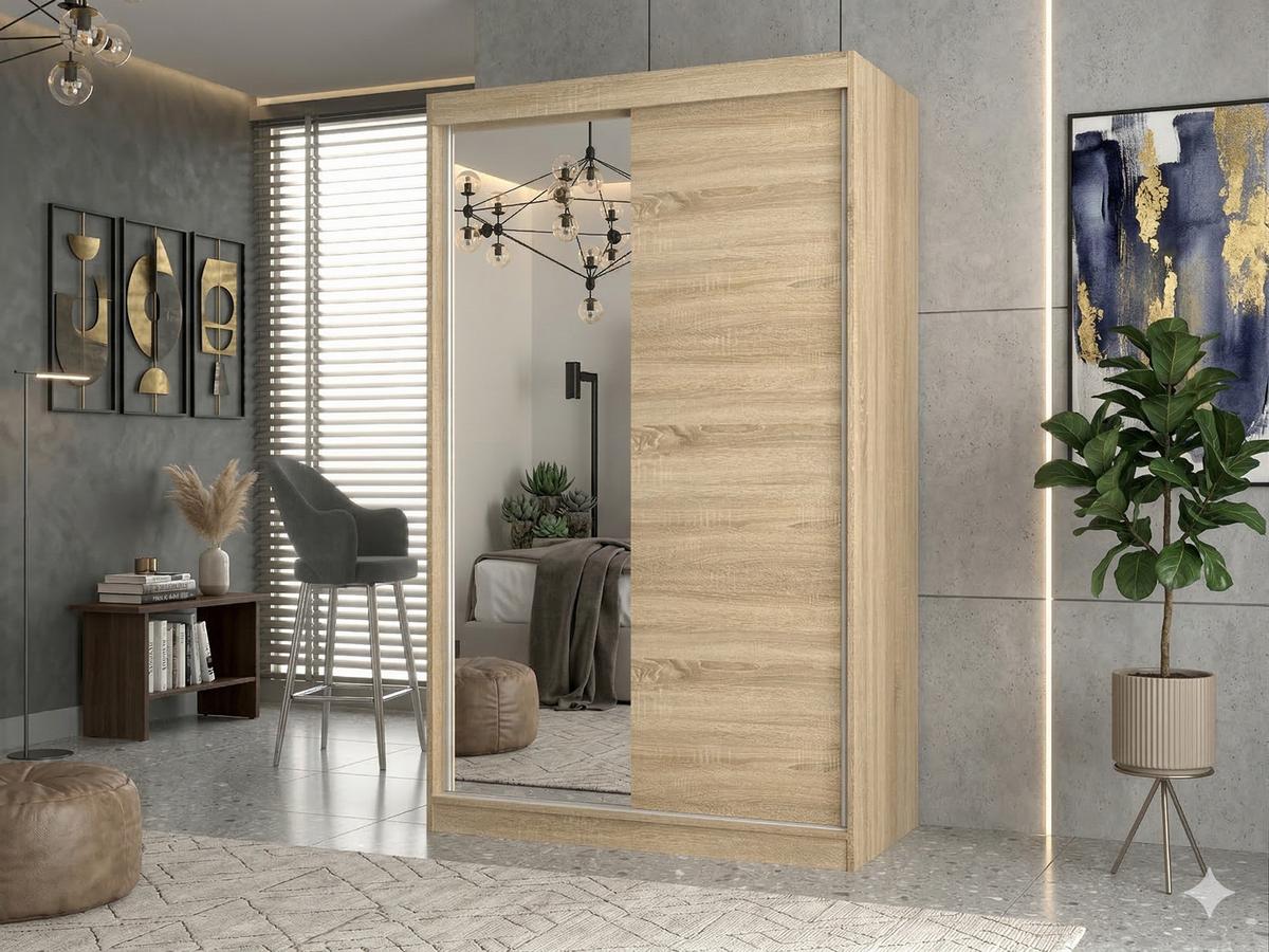KLEIDERSCHRANK Sonoma 120/200/61 - Eiche Artisan, Holzwerkstoff (120/200/61cm) - RAUMHIRSCH FURNITURE