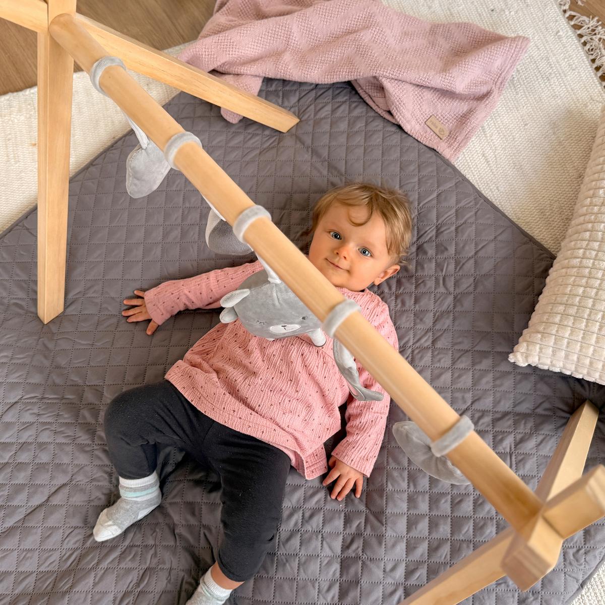 SPIELTRAPEZ Montessori - Naturfarben, Holz (70/52/50.5cm) - Roba