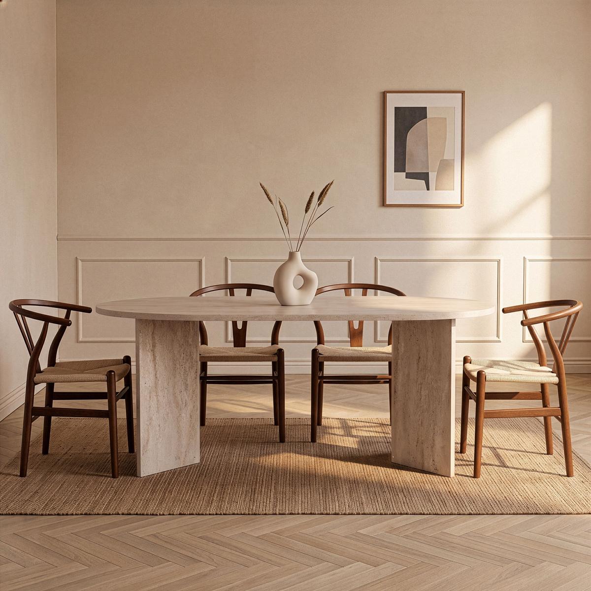 ESSTISCH mit abgerundeten Kanten sable 180/75/89,5 cm - Beige, Holzwerkstoff (96/89.5/75cm) - Calicosy