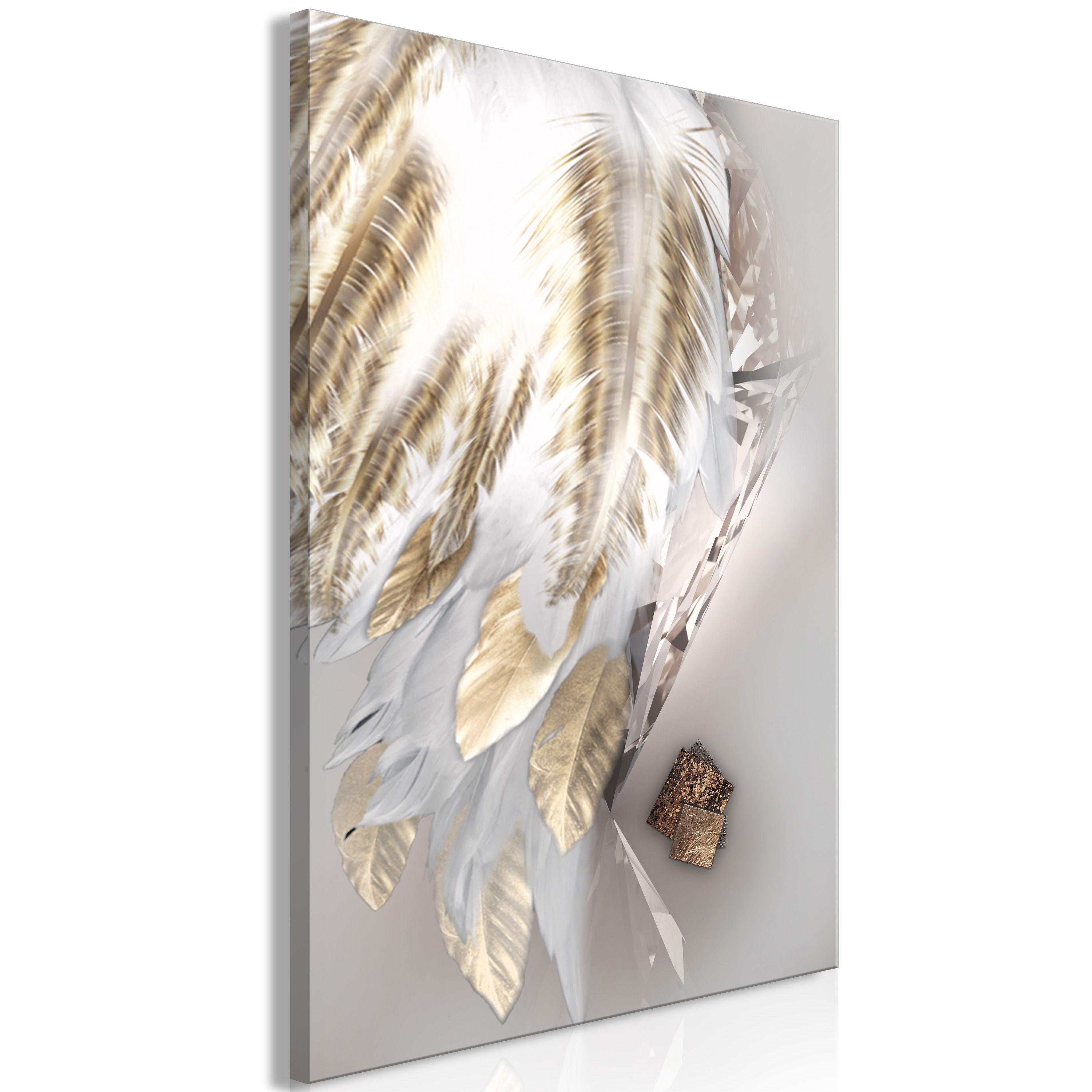 KUNSTDRUCK Gold 60/90 cm - Goldfarben/Grau, Textil (60/90cm) - KUNSTLOFT