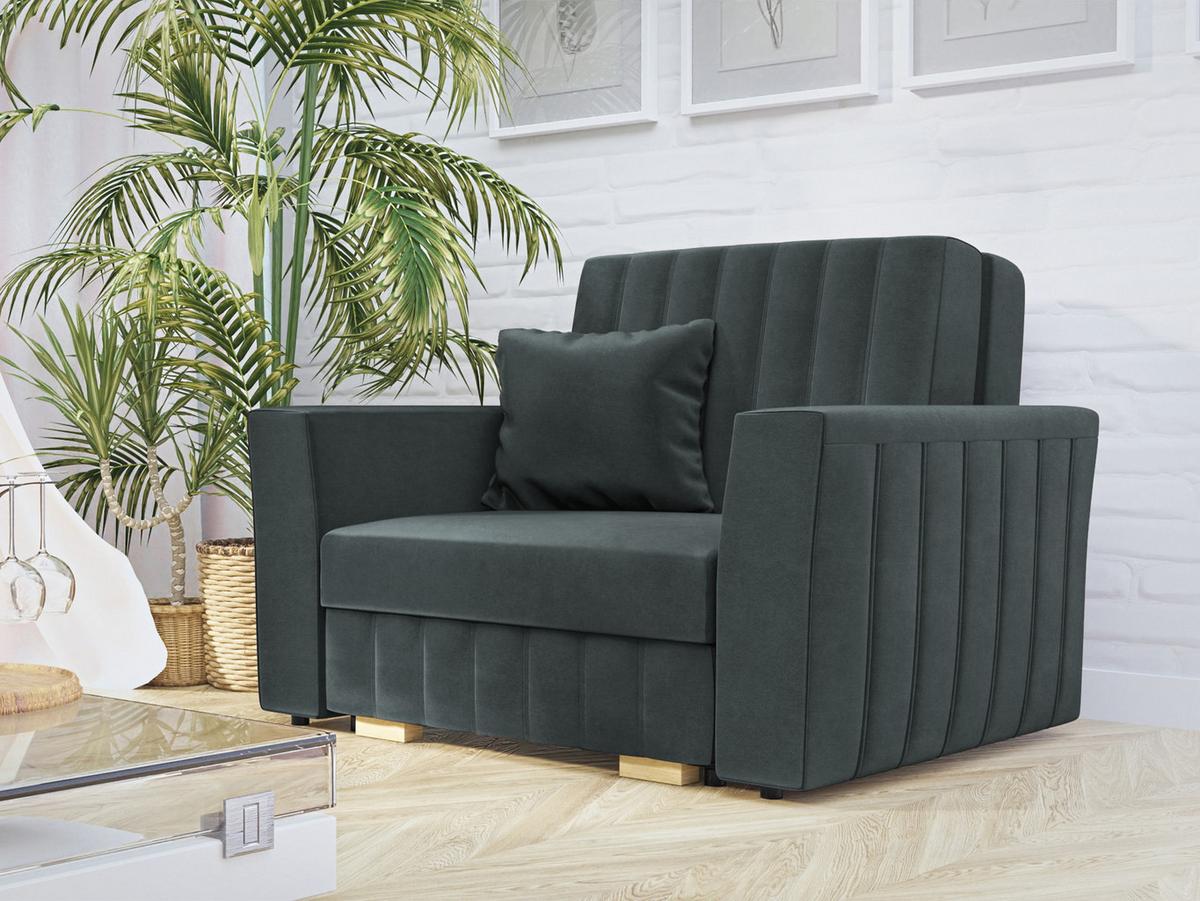 SCHLAFSOFA Viva Glam I - Graphitfarben/Naturfarben, Holz/Kunststoff (115/85/98cm) - MIRJAN24