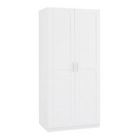 KLEIDERSCHRANK Finning - Weiß, Holzwerkstoff (80/176/52cm) - [en.casa]