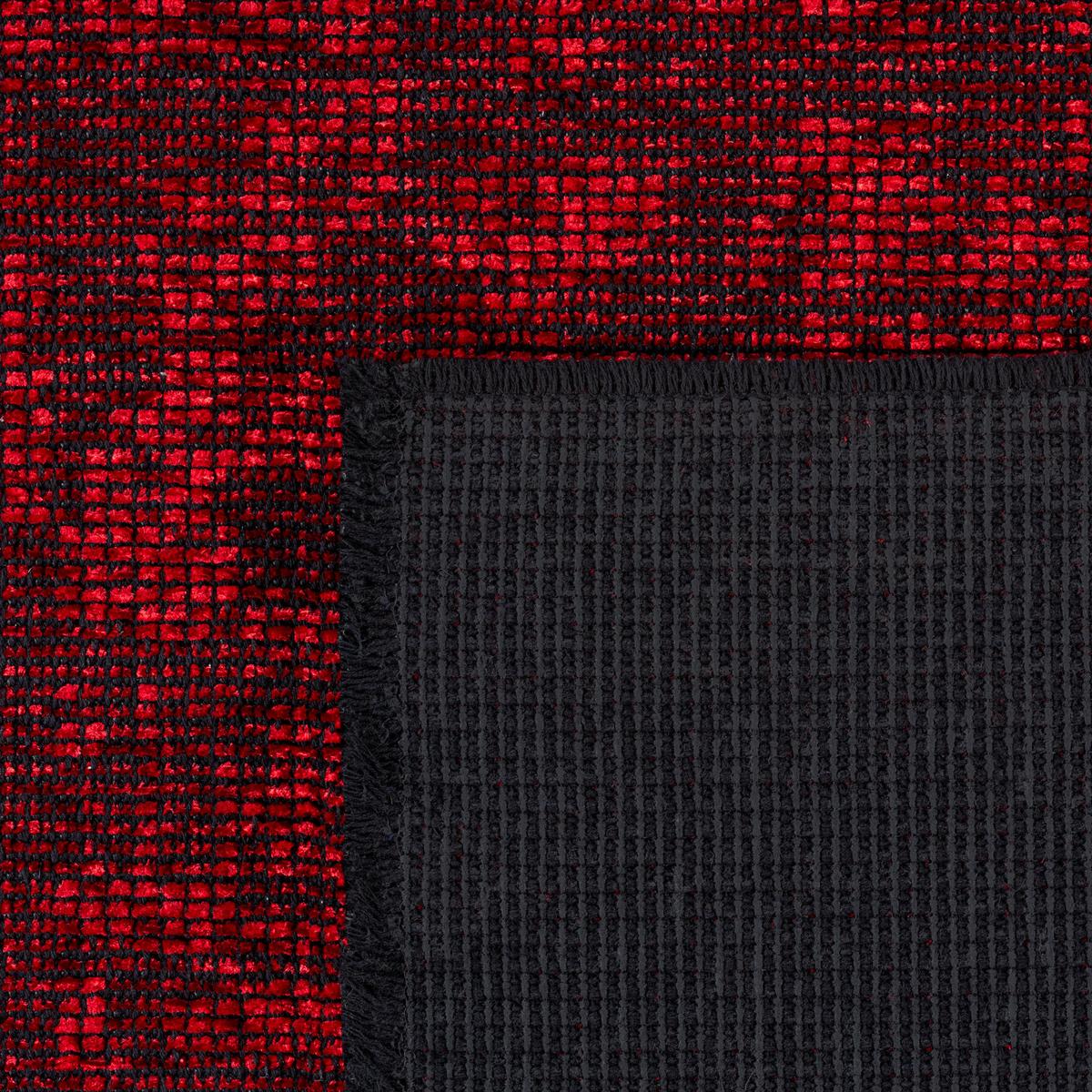 TEPPICH aus Baumwolle Waschbar KOFEL in Rot, einfarbig, 80 x 250 cm - Rot, Textil (250/80cm) - KADIMA DESIGN