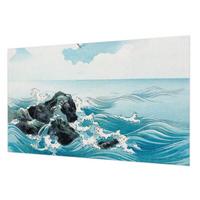 FOTOTAPETE 416x254 cm - Meeresszene - Blau, Textil (416/254cm) - Wallfluent
