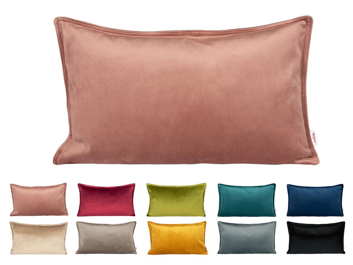KISSENHÜLLE Samt&Sonders altrosa 50/30 cm - Altrosa, Textil (30/50cm) - beties Heimtextil