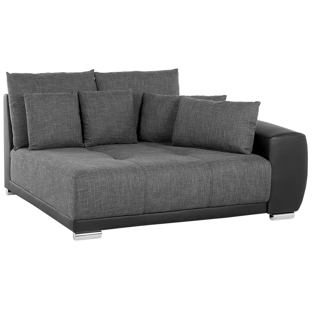 4-SITZER-SOFA Polsterbezug Dunkelgrau Torpo - Dunkelgrau, Textil (308/84/136cm) - Beliani