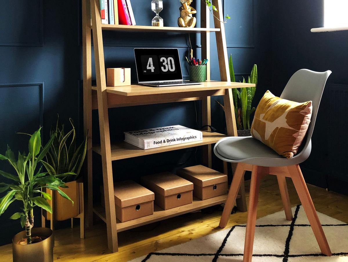 ARBEITSHOCKER 2er-Set Kunststoff Grau Dakota II - Grau, Holz/Kunststoff (47/84/43cm) - Beliani