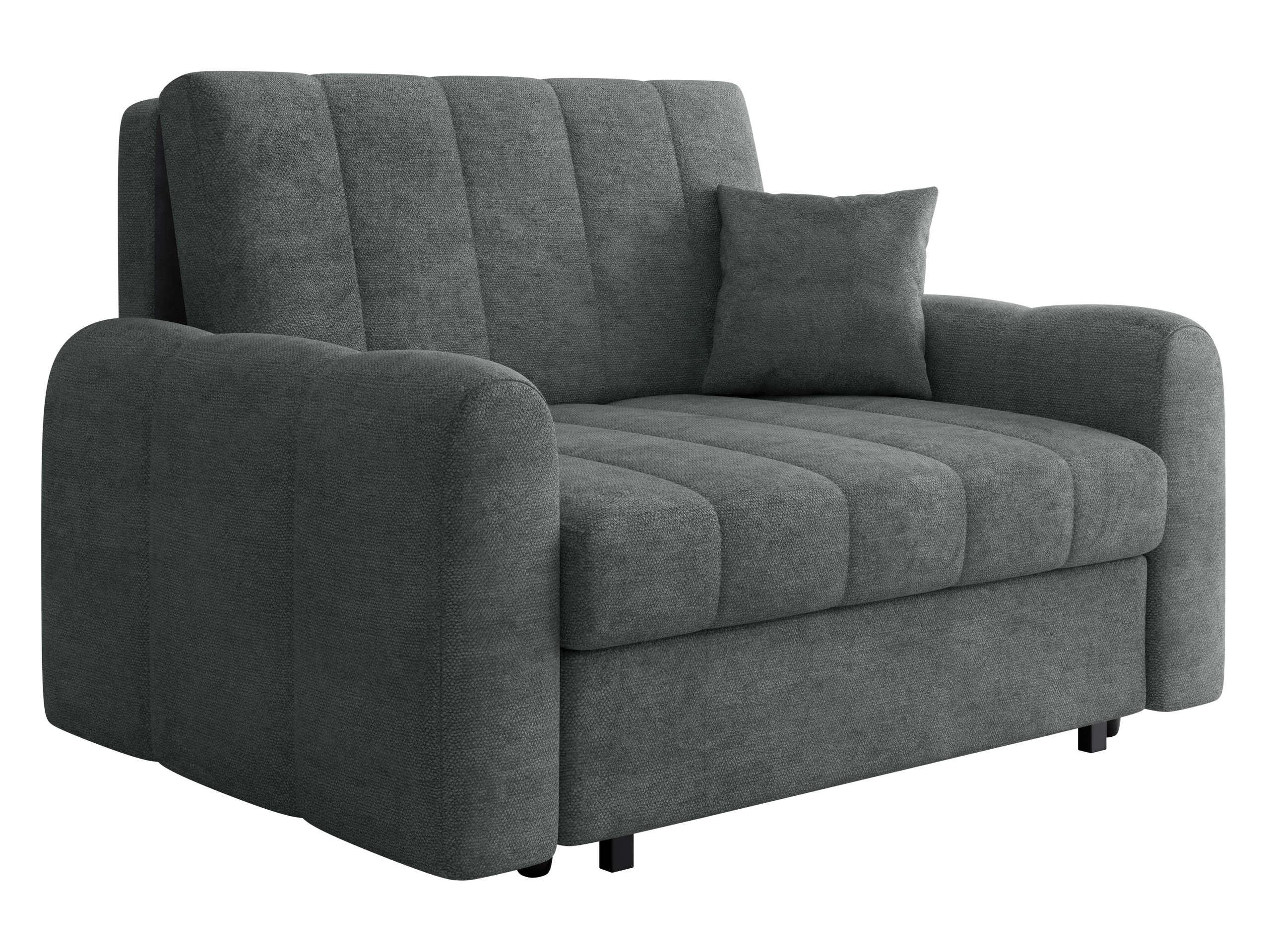 SCHLAFSOFA Viva Moon II - Schwarz/Grau, Holz/Metall (148/85/98cm) - MIRJAN24