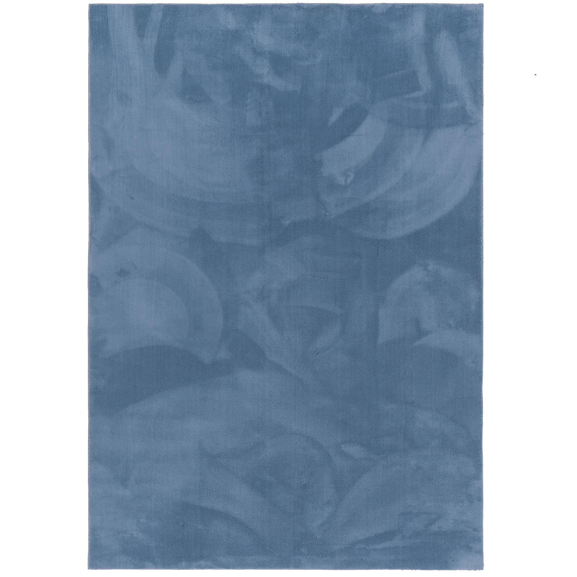 FELLTEPPICH SUPER SOFT PEARL - Blau, Textil (140/200cm) - Pergamon