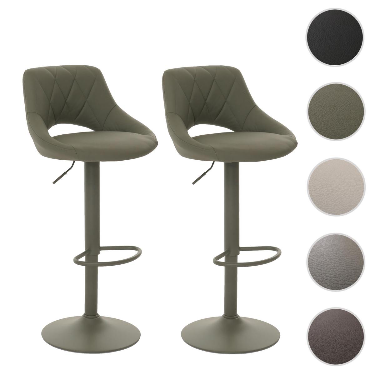 BARHOCKER Grün 2er-Set - Grün, Textil (47/107/44cm) - MCW